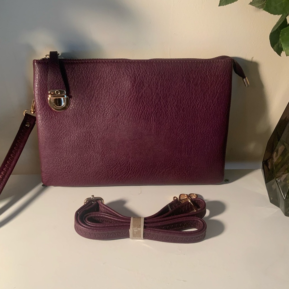 Plum Clutch